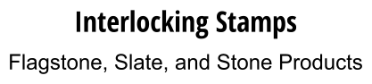 Interlocking Stamps Flagstone, Slate, and Stone Products